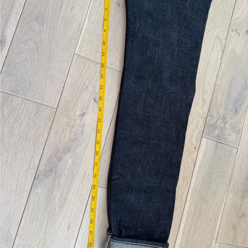 Momotaro Dark Indigo Slim Straight Jeans - Picture 10 of 11